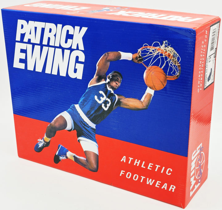 Patrick Ewing Auto Navy Athletics 33 HI OG Shoe Georgetown Hoyas Size 13 W/ Box