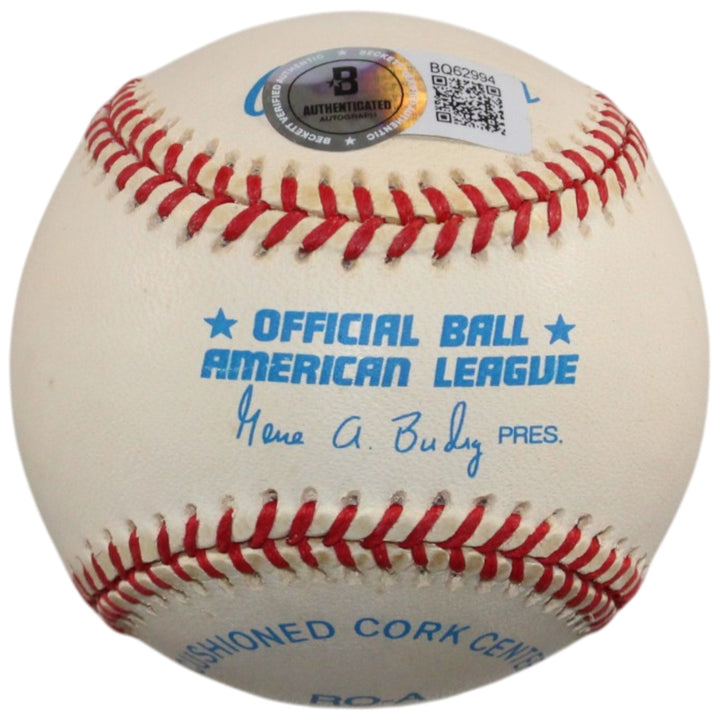 Rollie Fingers Signed Oakland Athletics American League Baseball HOF BAS 55945