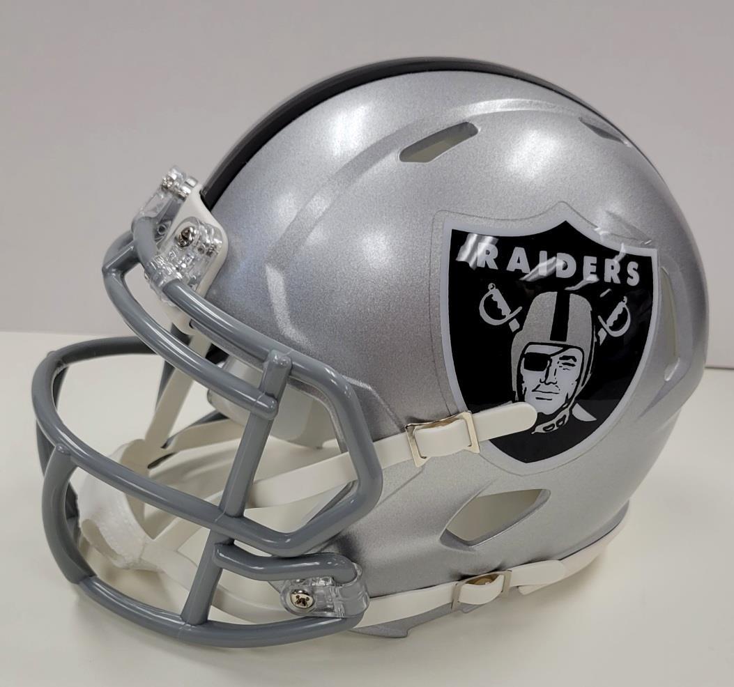 Ice Cube signed Raiders Mini Helmet autograph NWA Rap ~ Beckett BAS