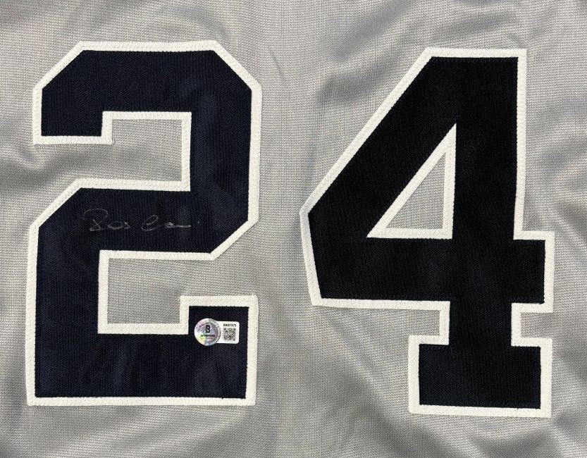 Robinson Cano New York Signed Gray Baseball Jersey BAS