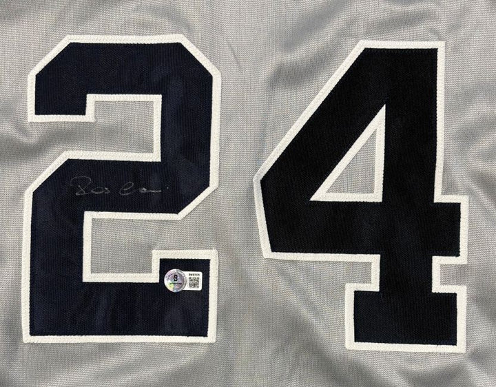 Robinson Cano New York Signed Gray Baseball Jersey BAS