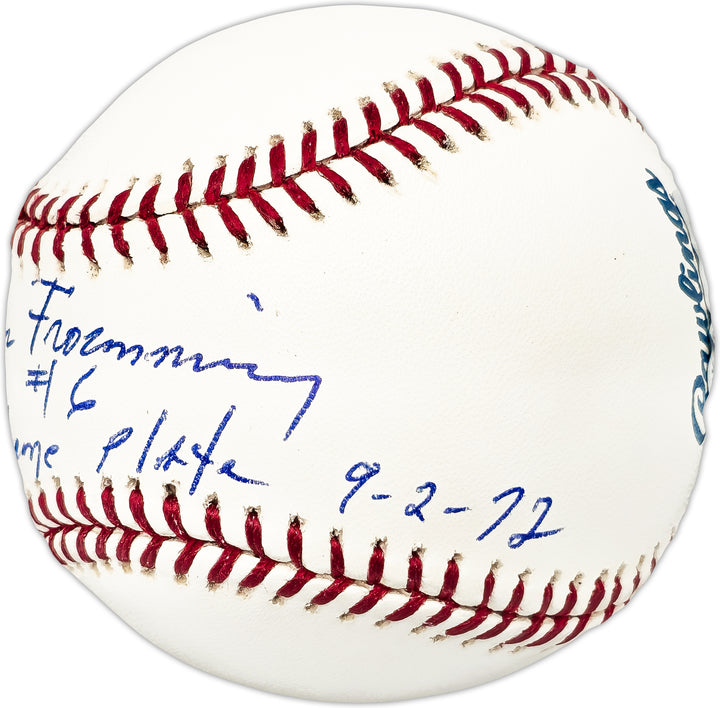 Bruce Froemming Autographed MLB Baseball Umpire Beckett BL93649