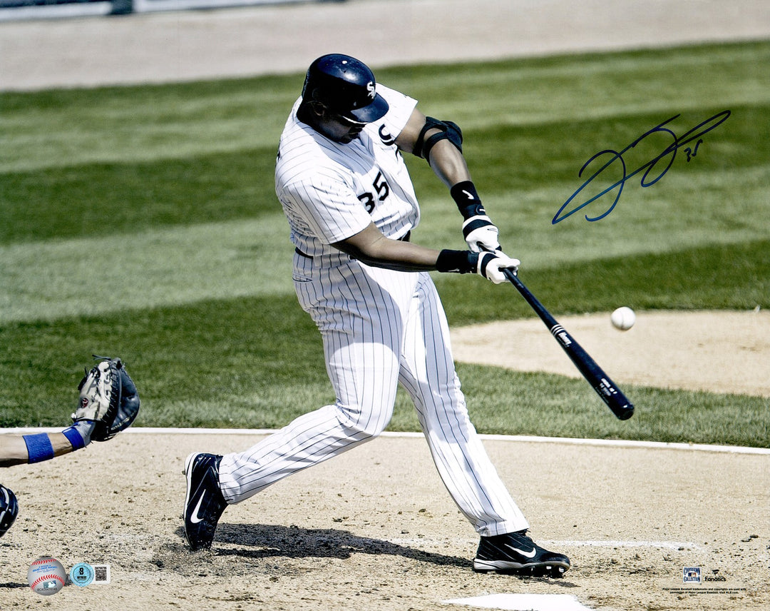 Frank Thomas Signed 16x20 Photo Chicago White Sox Beckett Witness