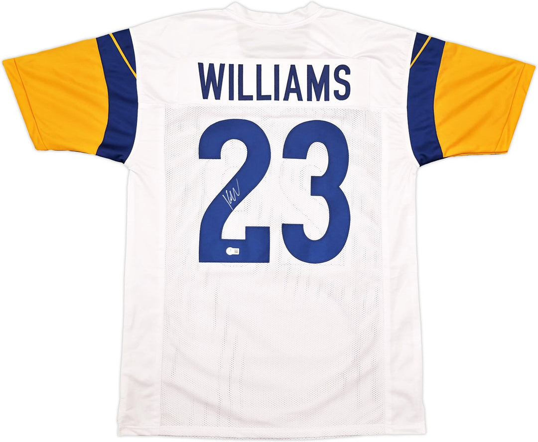 Los Angeles Rams Kyren Williams Signed White Jersey Beckett