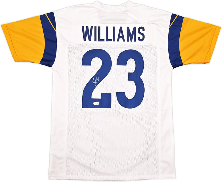 Los Angeles Rams Kyren Williams Signed White Jersey Beckett