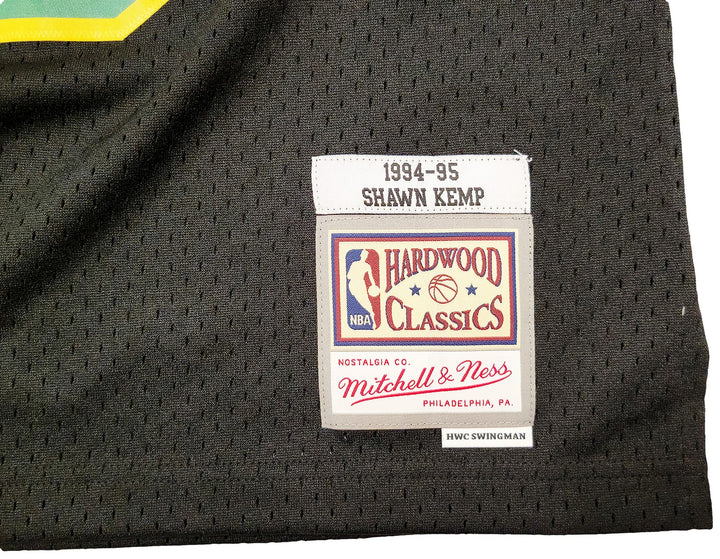 Sonics Shawn Kemp Auto Black Mitchell Ness HWC Swingman Jersey XL Reign Man