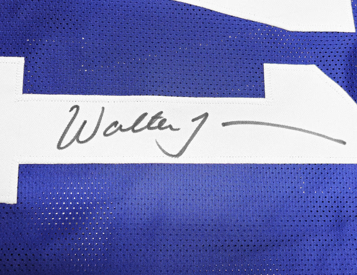 Seattle Seahawks Walter Jones Autographed Signed Blue Jersey JSA