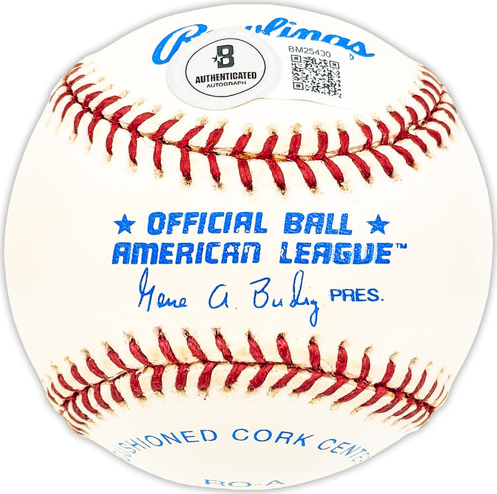 Rocky Krsnich Autographed AL Baseball Chicago White Sox Beckett QR #BM25430