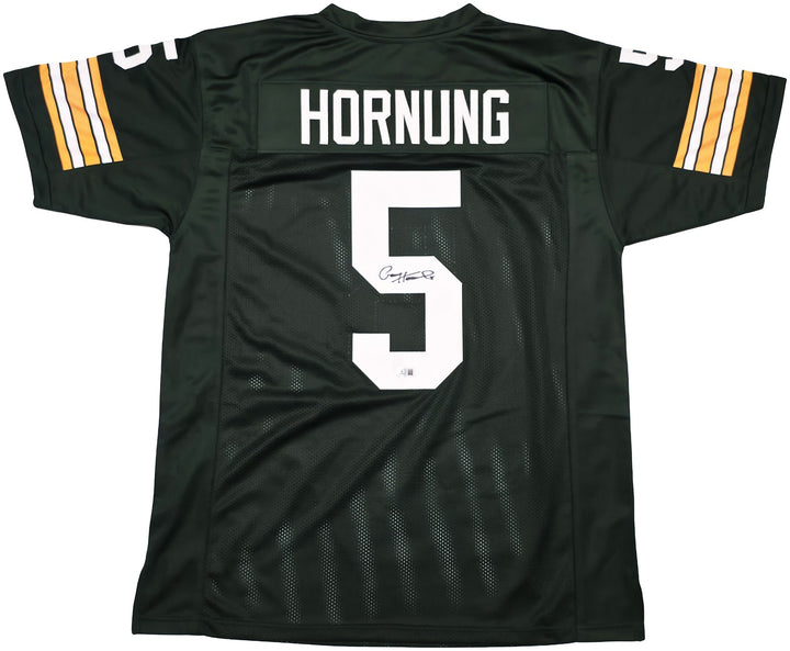 Green Bay Packers Paul Hornung Signed Green Jersey Beckett QR