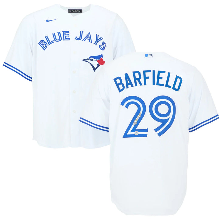Jesse Barfield Autographed Toronto Blue Jays White Nike Jersey