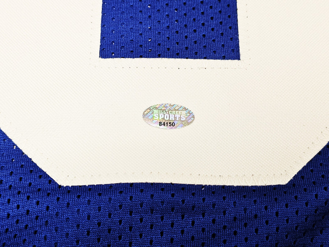 Seattle Seahawks Steve Largent Signed Blue Jersey "HOF 95" MCS Holo