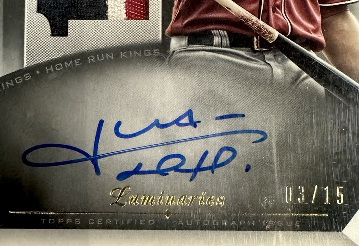 2021 Topps Luminaries Home Run Kings Juan Soto Auto Patch /15 Sealed Nationals