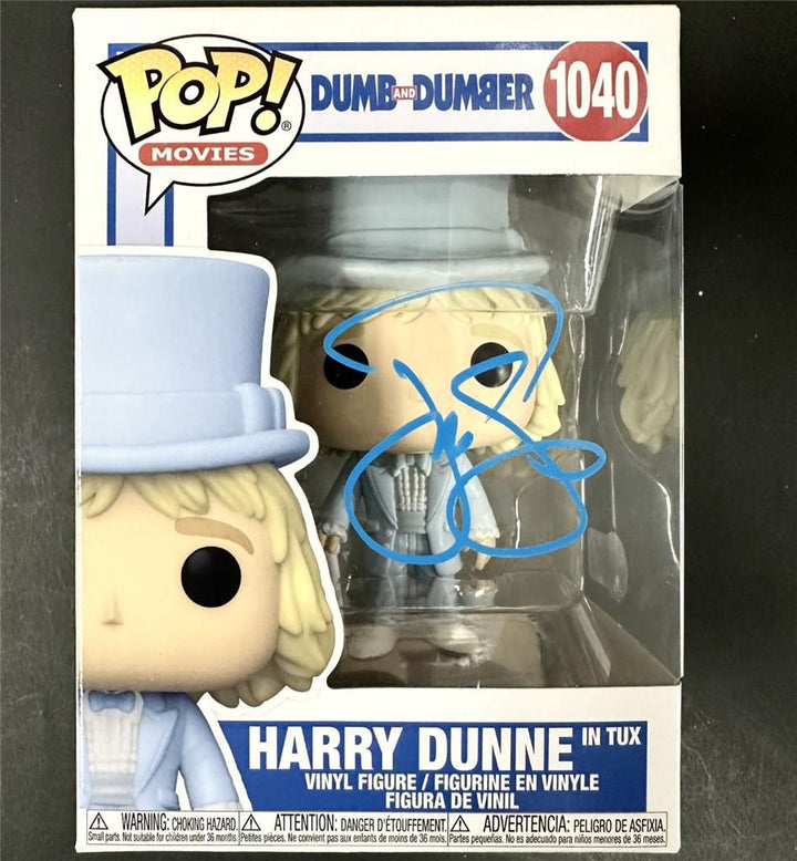 Jeff Daniels signed Harry Dunne in Tux Funko Pop! #1040 autograph ~ Beckett BAS
