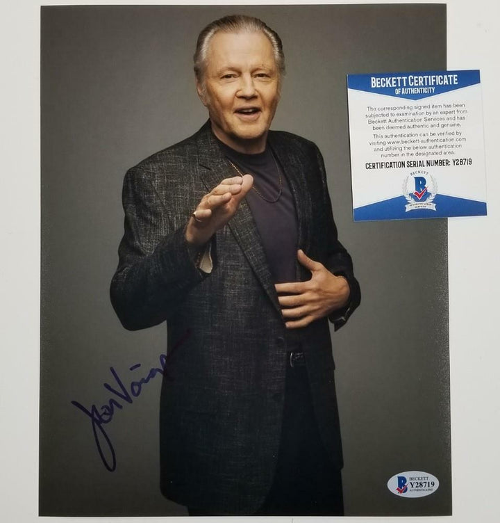 Jon Voight signed 8x10 Photo #3 Actor Autograph ~ Beckett BAS COA