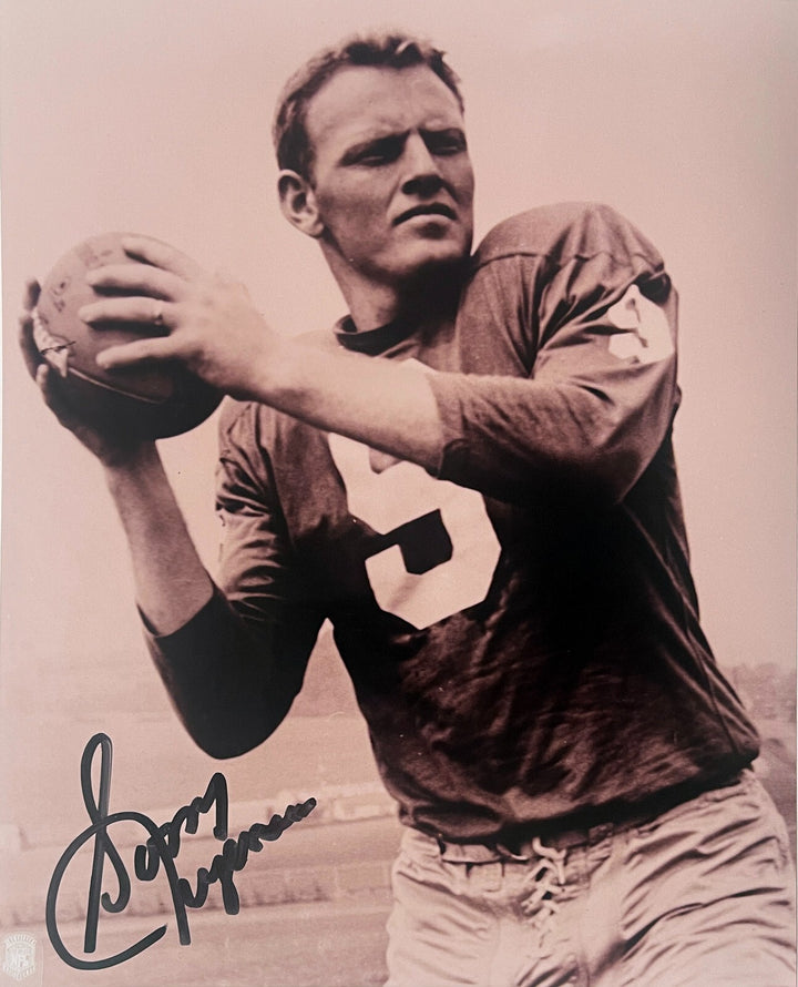 Sonny Jurgensen signed Washington Vintage NFL Licensed 8x10 Photo- COA & Ticket