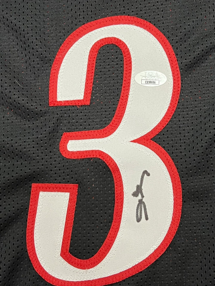 Allen Iverson Signed Jersey JSA Philadelphia 76ers Autographed