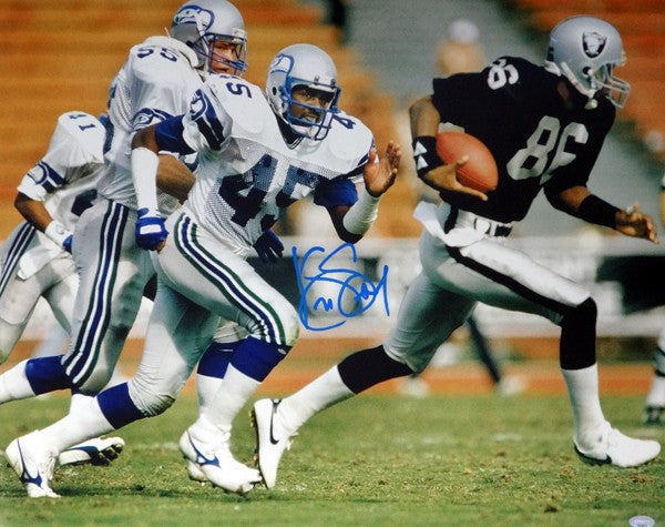 Kenny Easley Autographed Signed 16x20 Photo Seattle Seahawks MCS Holo