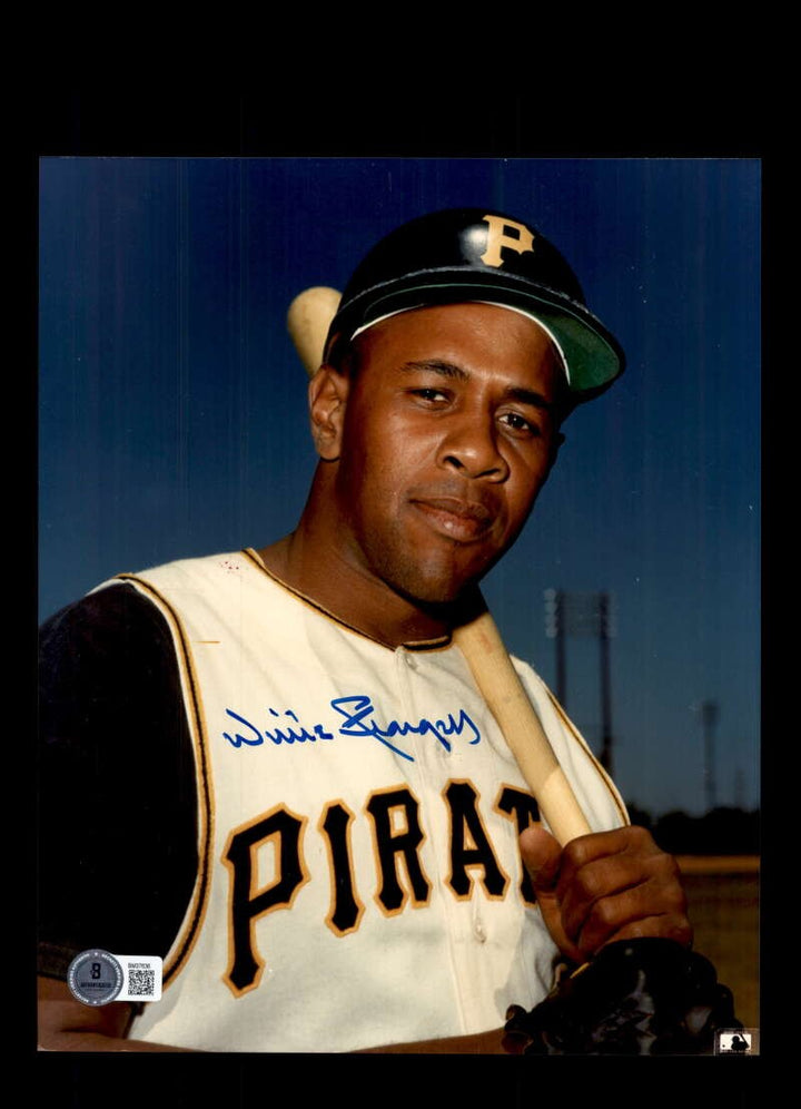 Willie Stargell Beckett BAS Signed 8x10 Photo Autograph Pirates