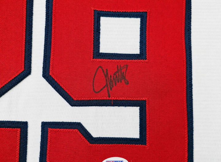 Atlanta Braves John Smoltz Signed White Nike Jersey Size XL PSA/DNA