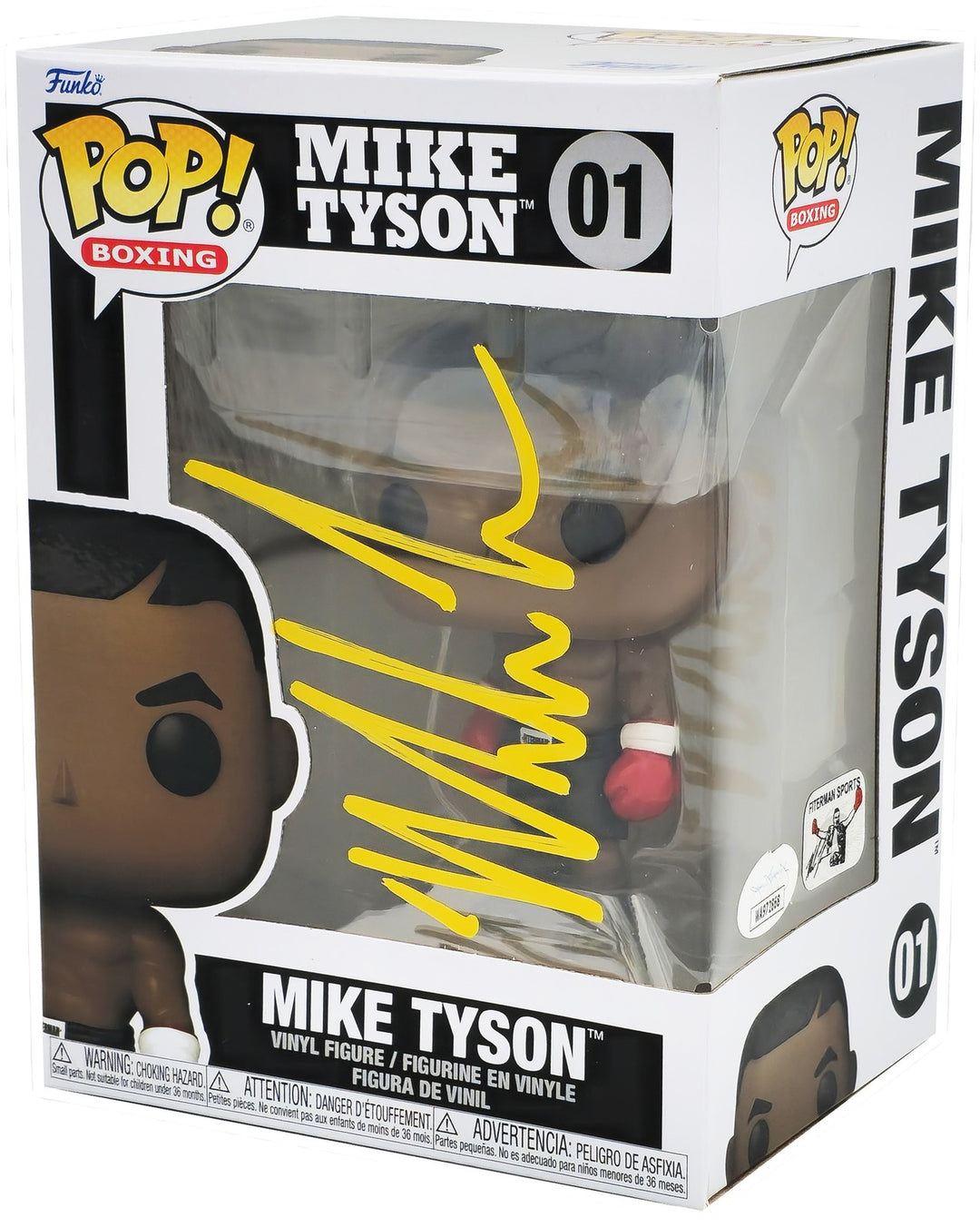 Mike Tyson Autographed Signed Funko Pop Vinyl Figurine #01 JSA