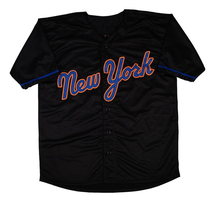 Marcus Semien New York Signed Black Baseball Jersey BAS