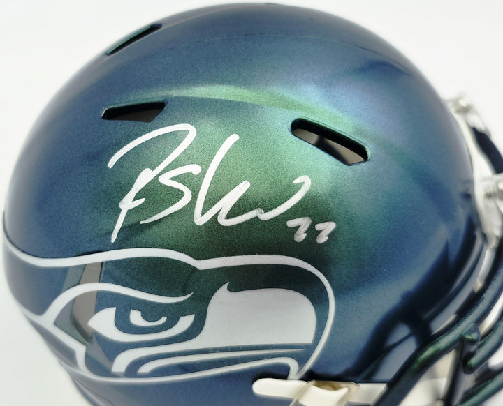 Rashid Shaheed Signed Seattle Seahawks Rivalries Speed Mini Helmet MCS Holo