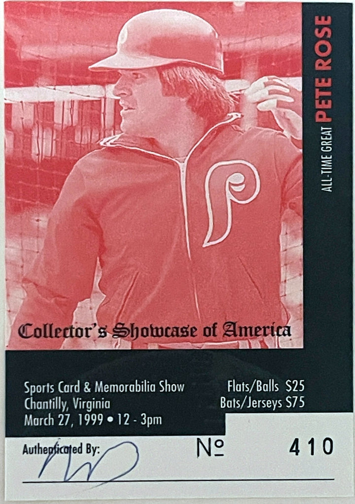 Pete Rose signed Cincinnati Reds 16x20 Photo w/  4192 (Record Breaker)- COA