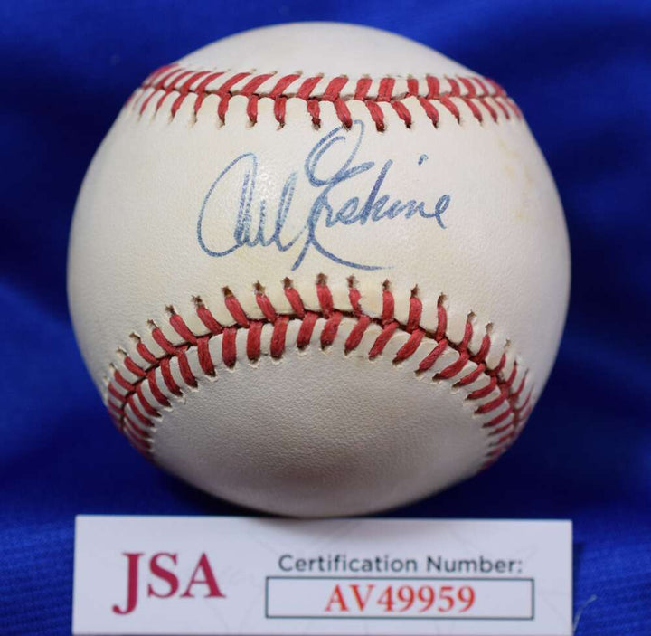 Carl Erskine JSA COA Autograph National League Signed ONL Baseball
