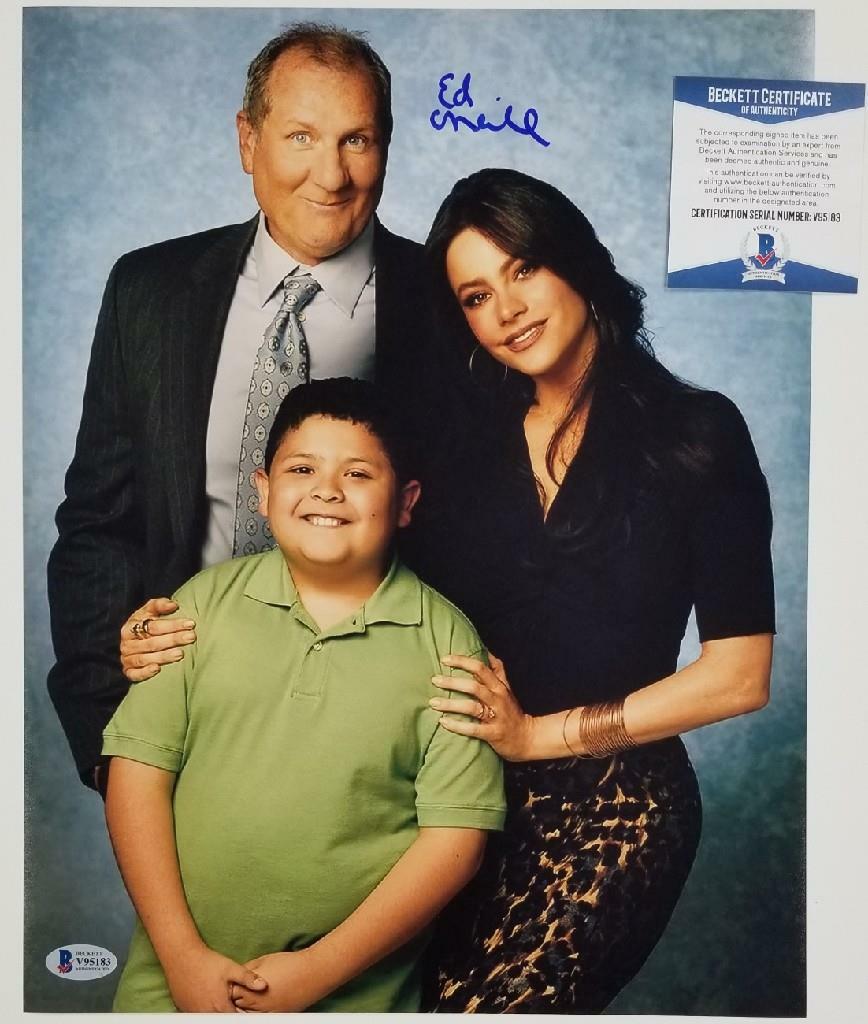 Ed O'Neill signed 11x14 Photo #5 Modern Family Autograph ~ Beckett BAS COA