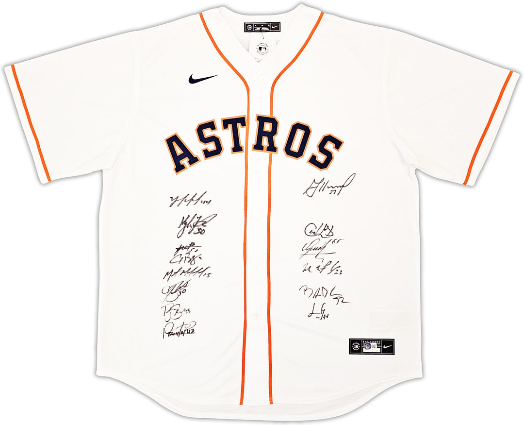 Astros 22 WS Champ Auto White Nike Jersey XL 14 Sig Jose Altuve Yordan Alvarez