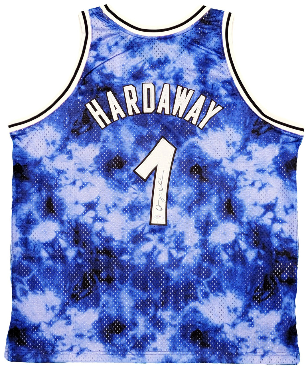 Magic Penny Hardaway Auto Blue Mitchell Ness Galaxy 94 Swingman Jersey PSA/DNA