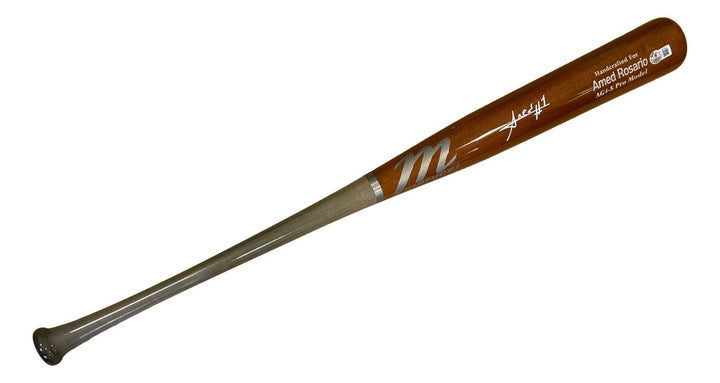 Amed Rosario New York Yankees Signed Marucci Player Model AG4-S Bat BAS