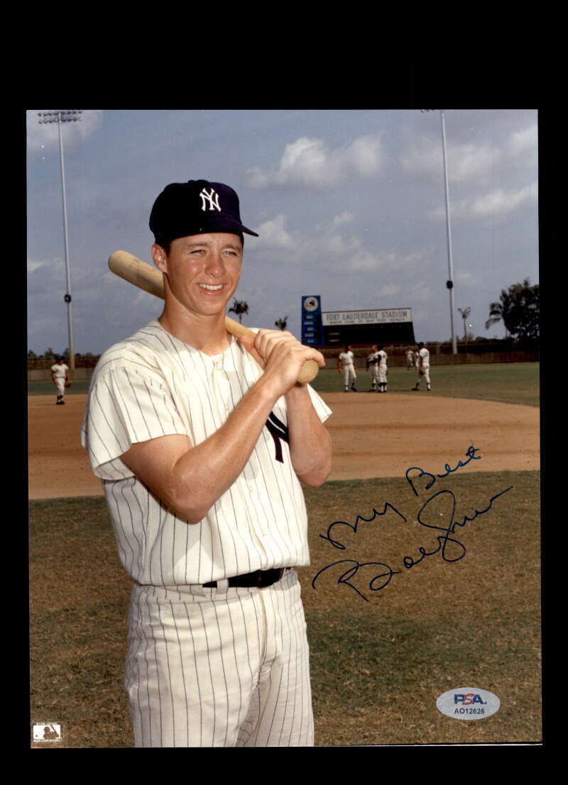 Bobby Murcer PSA DNA Signed 8x10 Photo Autograph Yankees