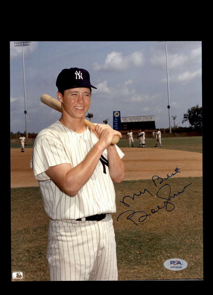 Bobby Murcer PSA DNA Signed 8x10 Photo Autograph Yankees