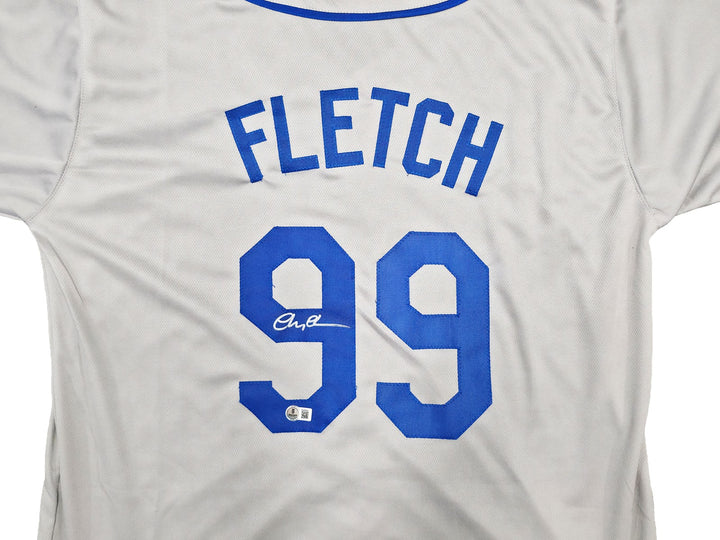 Chevy Chase Signed Fletch Gray Custom Jersey Beckett QR