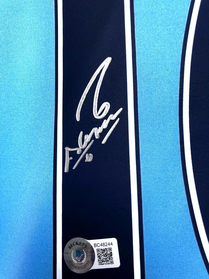 Sergio Aguero Autographed Manchester City Jersey BAS COA Signed Memorabilia