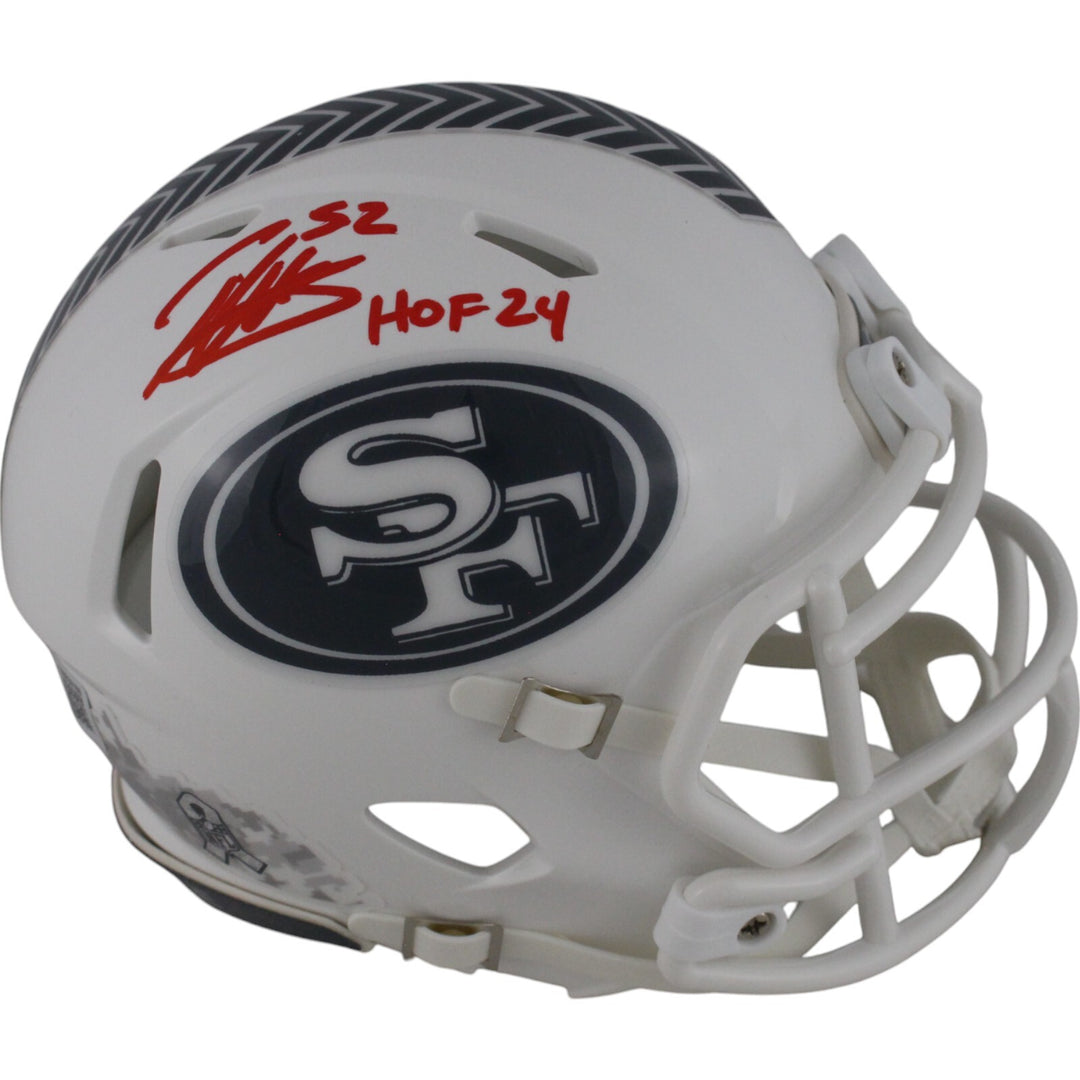 Patrick Willis Signed San Francisco 49ers 24 STS Mini Helmet Beckett 48961