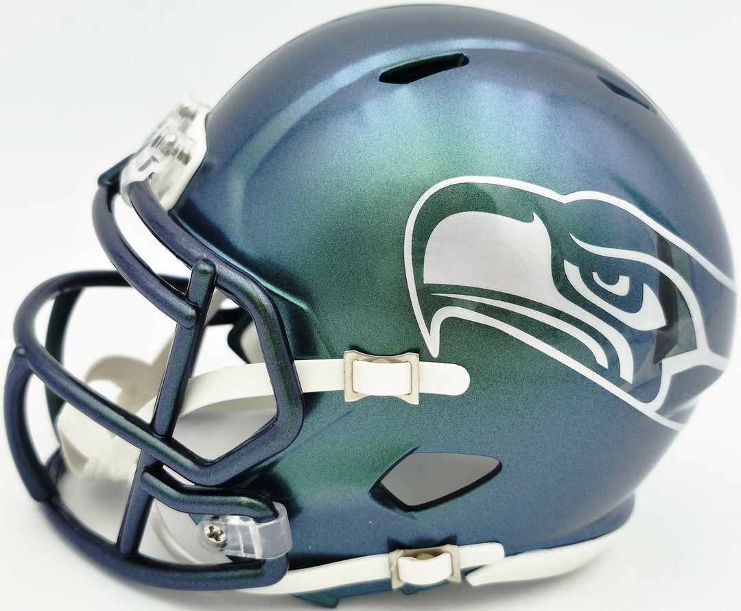 Earl Thomas III Signed Seahawks Rivalries Speed Mini Helmet Beckett Witness