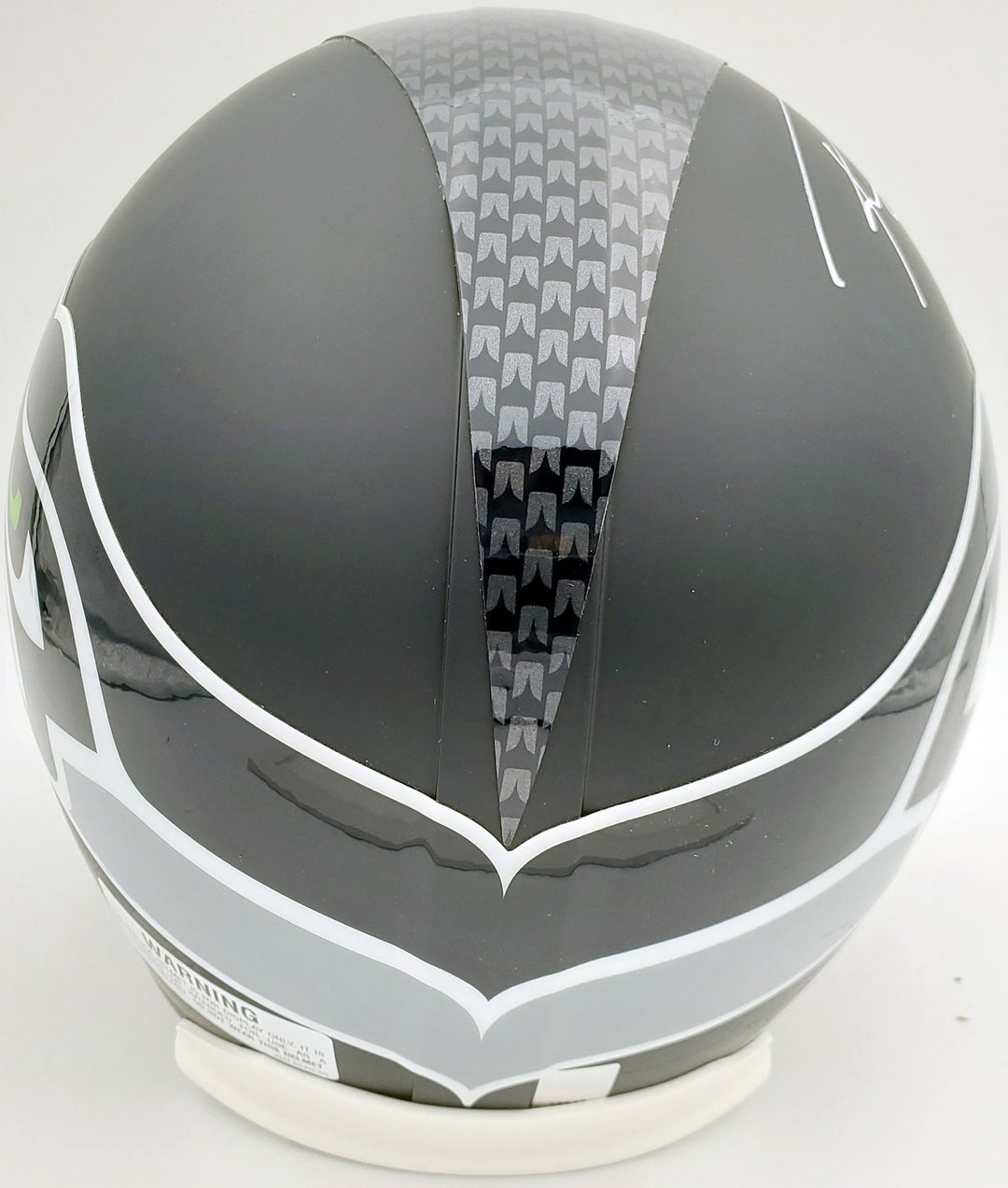 Russell Wilson Signed Seattle Seahawks Full Size Replica Helmet In White RW Holo