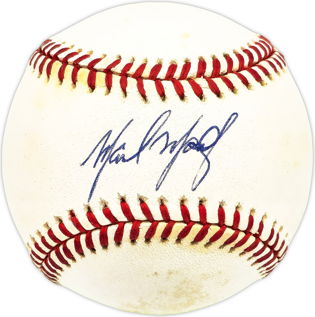 Manny Montejo Signed AL Baseball Tigers, Cuba Beckett #BM17825