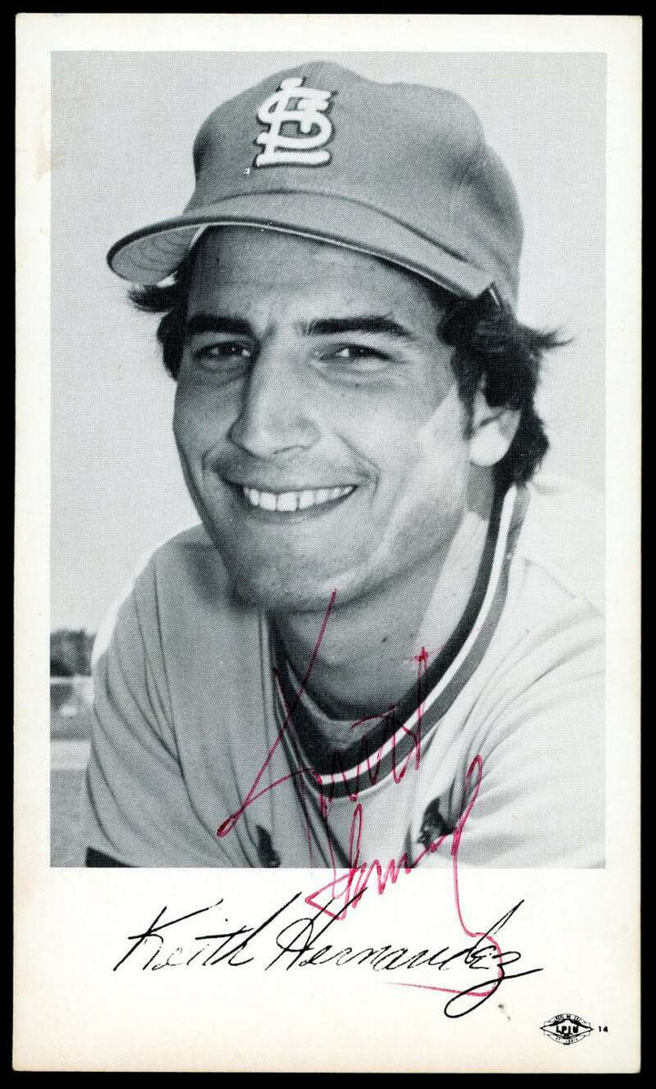 Keith Hernandez PSA DNA Signed 3x6 Early Team Issued Photo Autograph Cardinals
