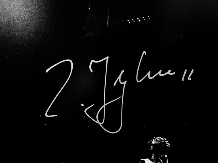 Zydrunas Ilgauskas Signed Cleveland Cavaliers 16x20 Photo Framed UDA COA LeBron