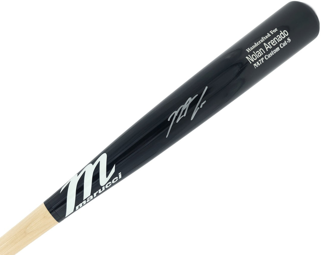 Nolan Arenado Auto Black Marucci Player Model Bat Cardinals (Marks) Fanatics MLB