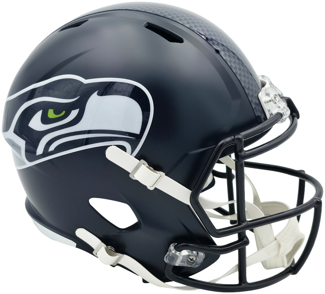 Unsigned Seattle Seahawks SB LX Champions Logo Full Sz Speed Rep Helmet