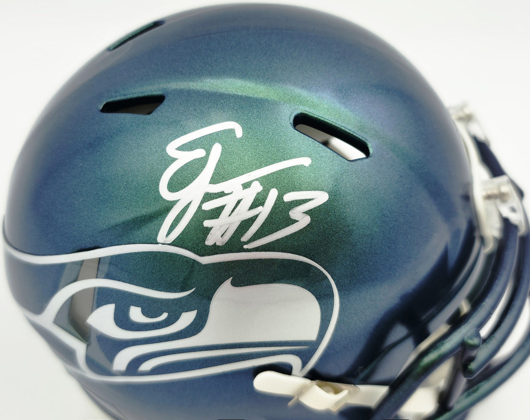 Ernest Jones IV Signed Seattle Seahawks Rivalries Speed Mini Helmet MCS Holo