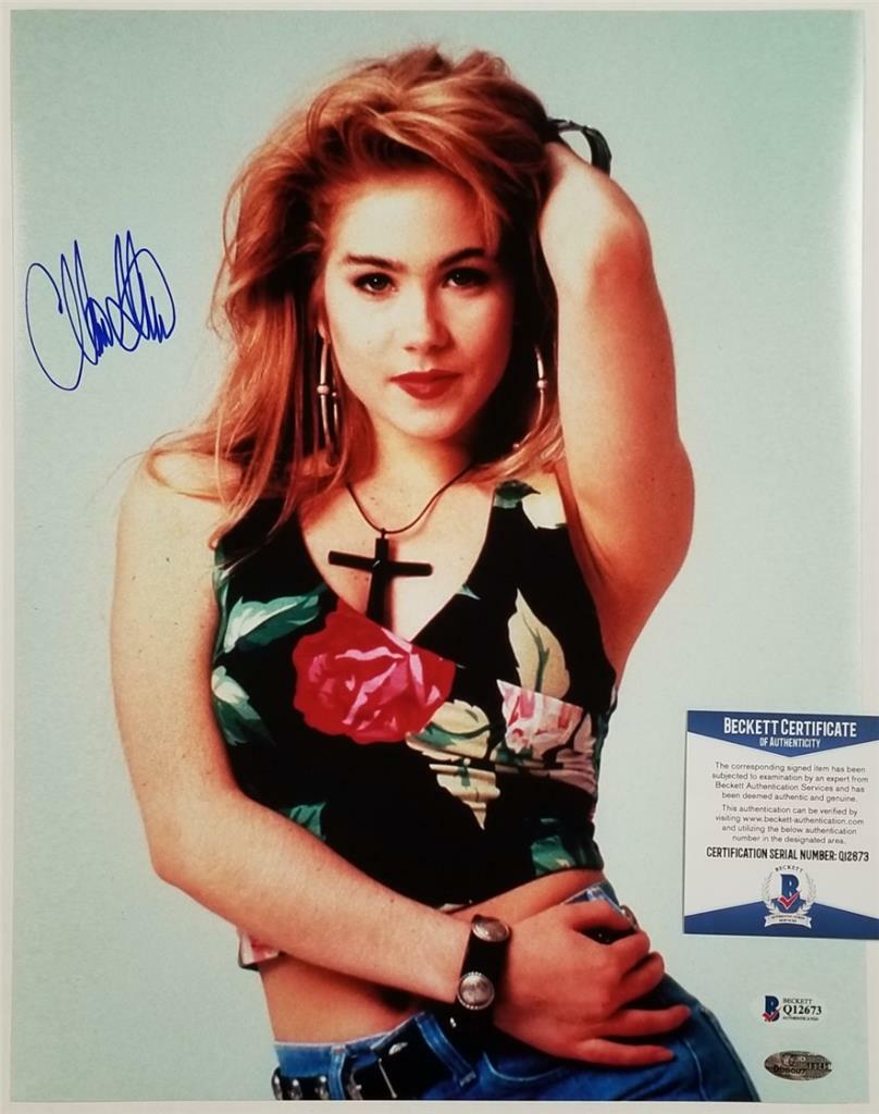 Christina Applegate signed 11x14 Photo Married With Children F ~ Beckett BAS COA