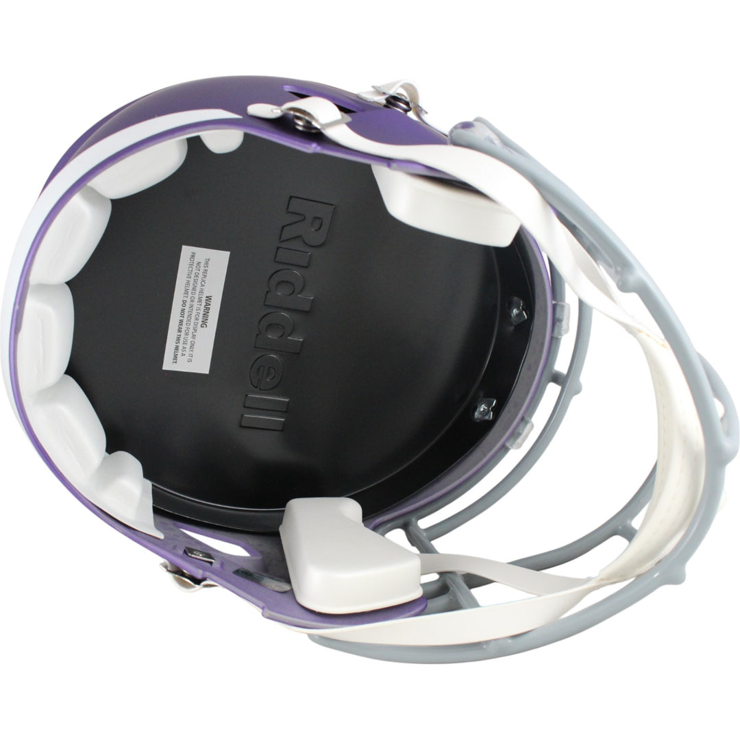 Adrian Peterson Autographed Minnesota Vikings F/S Tribute Helmet Beckett 49571