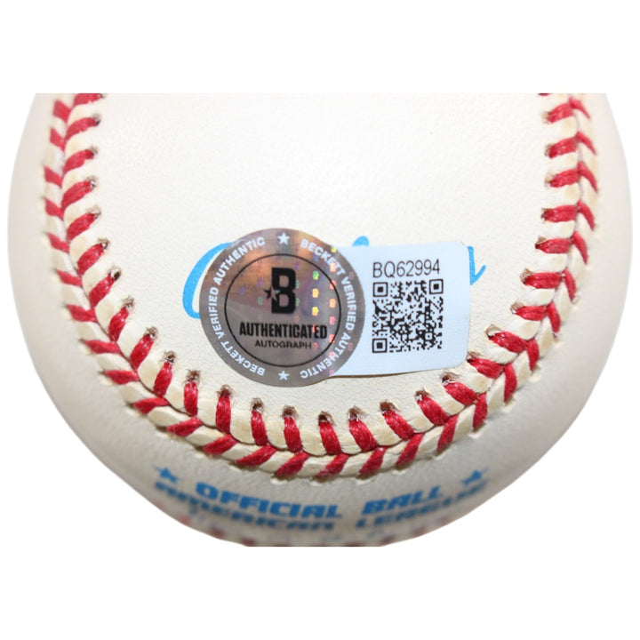 Rollie Fingers Signed Oakland Athletics American League Baseball HOF BAS 55945