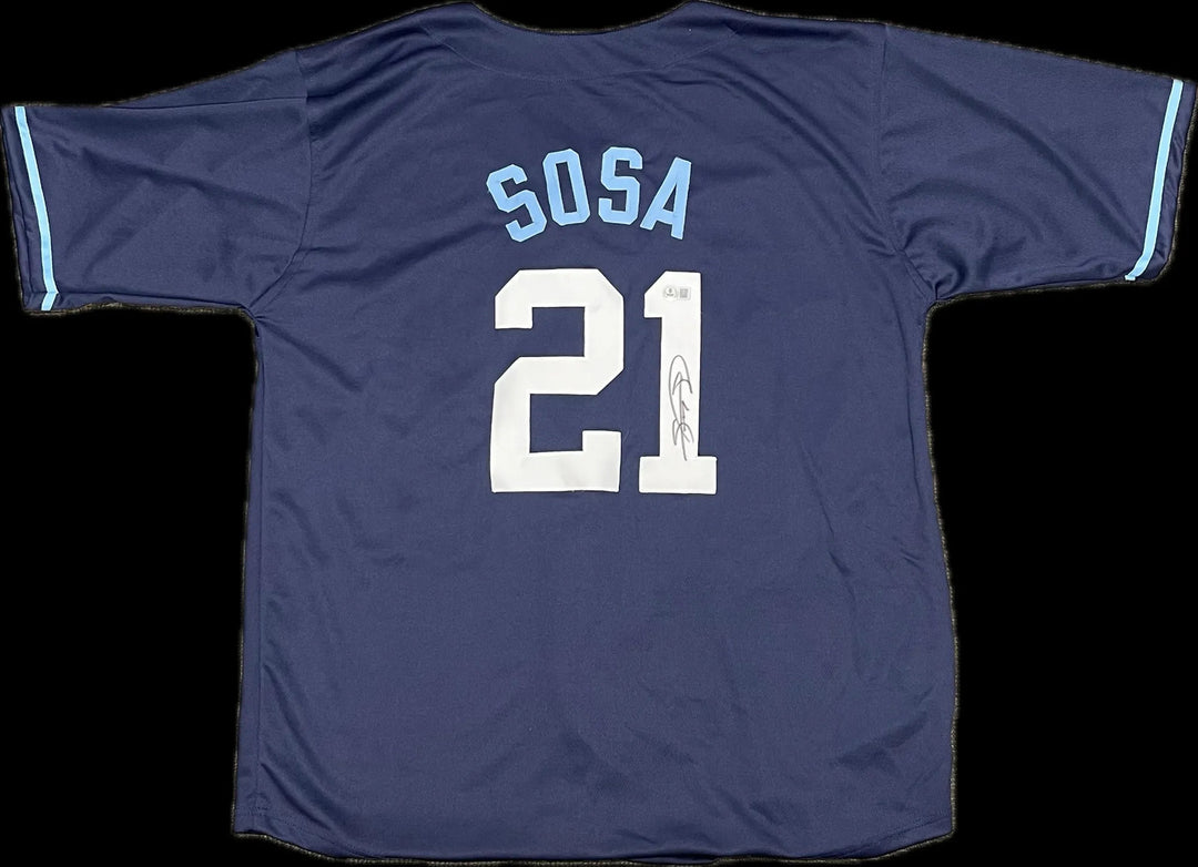 Sammy Sosa Signed Chicago Cubs Jersey BAS