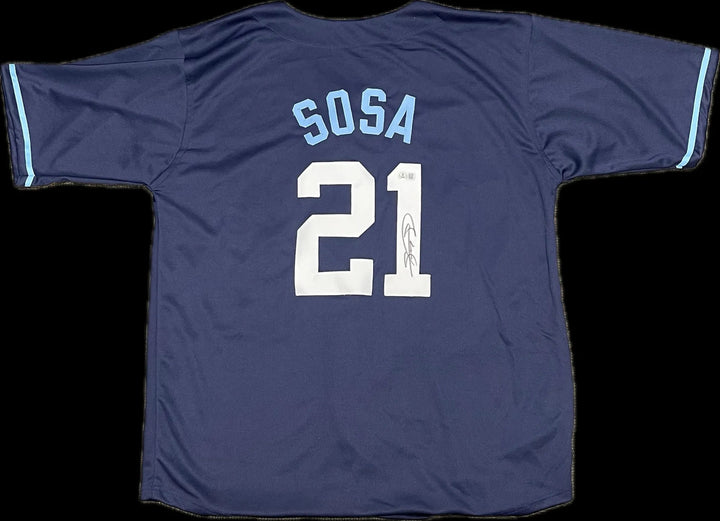 Sammy Sosa Signed Chicago Cubs Jersey BAS